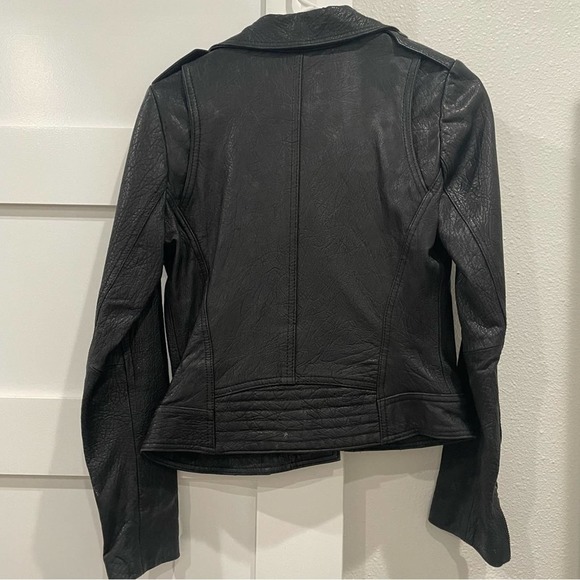 BCBGMAXAZRIA Classic Leather Jacket - Picture 5 of 5